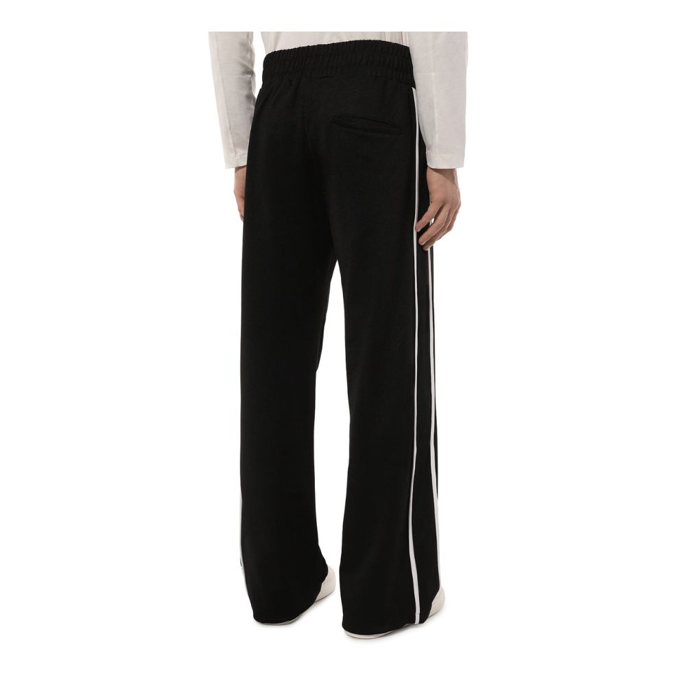 Comme Des Fuckdown zwarte polyester heren trainingsbroek