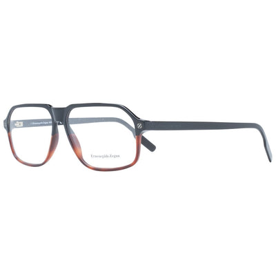Montures de lunettes noires Ermenegildo Zegna pour homme