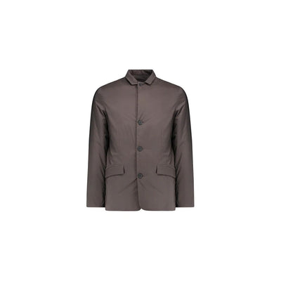 People Of Shibuya Brown Polyester Men Jacket