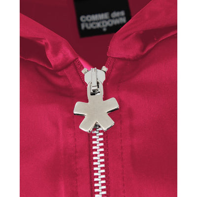 Comme Des Fuckdown Pull en polyester fuchsia