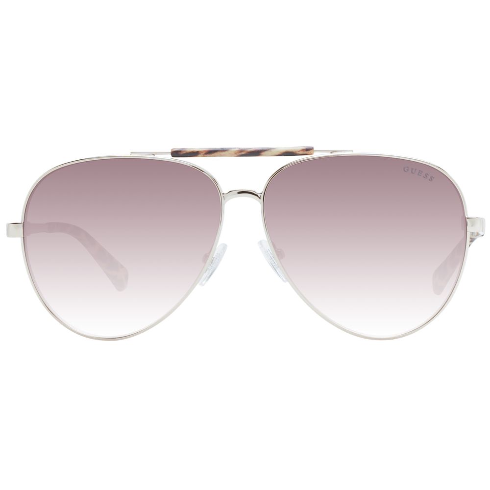 Lunettes de soleil unisexes marron Guess