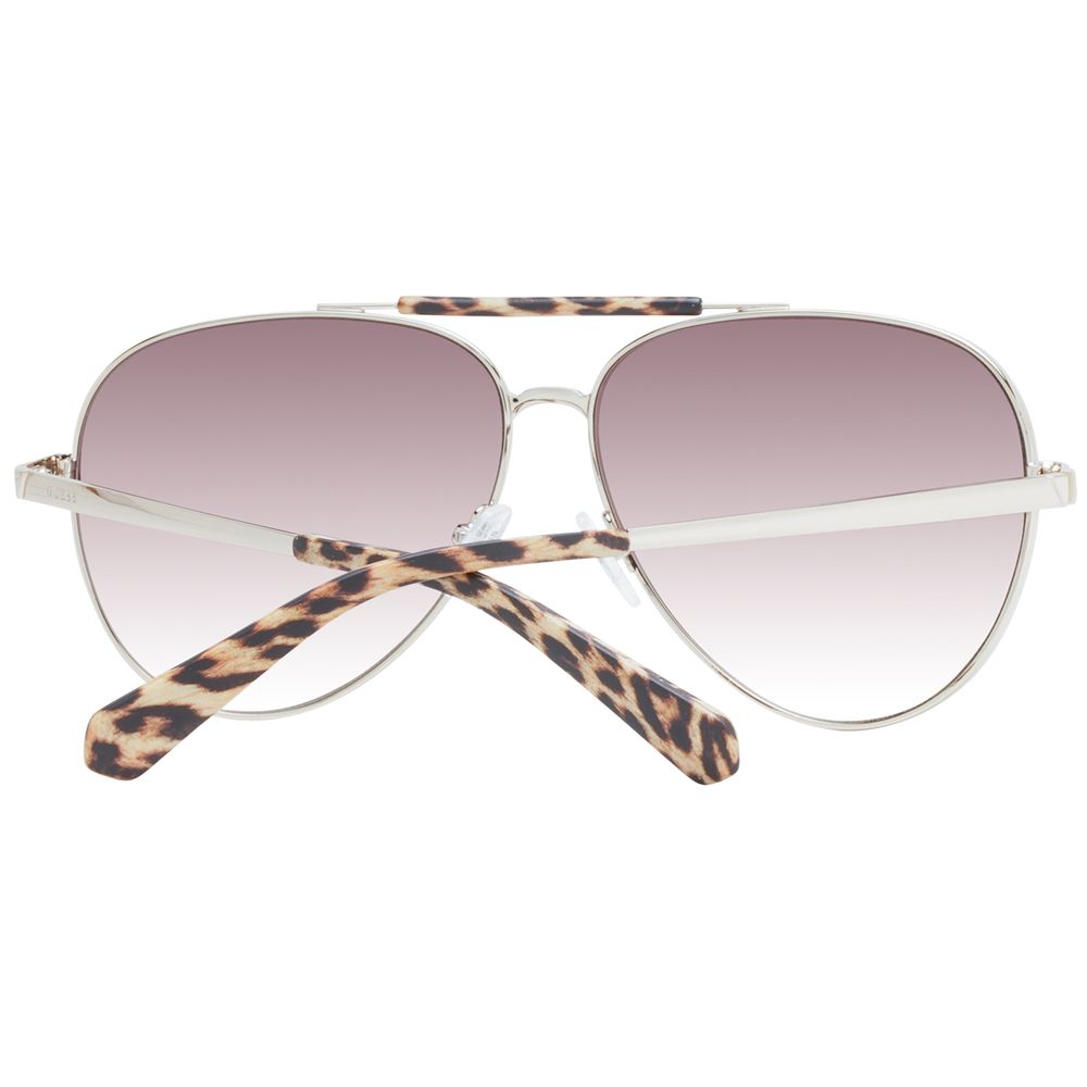 Lunettes de soleil unisexes marron Guess