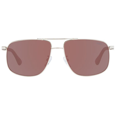 Lunettes de soleil BMW or rose pour homme