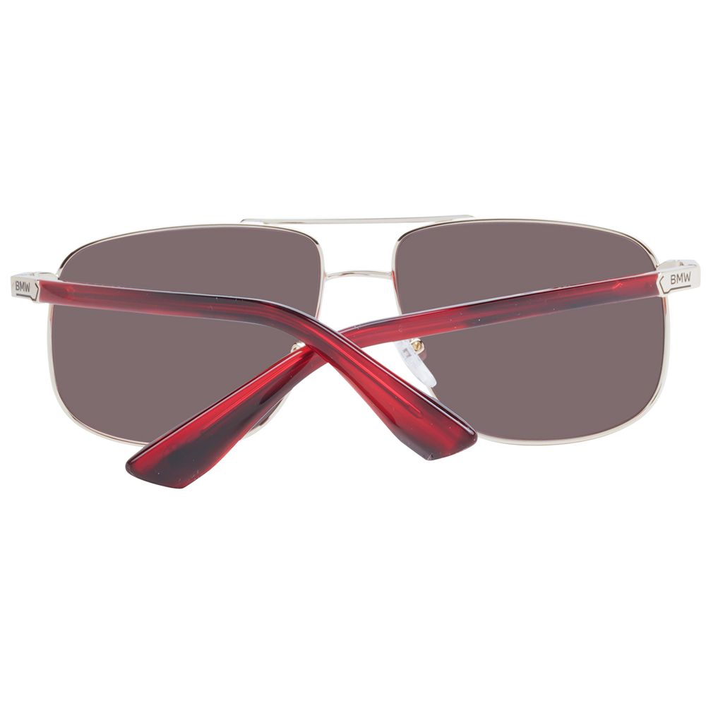 Lunettes de soleil BMW or rose pour homme