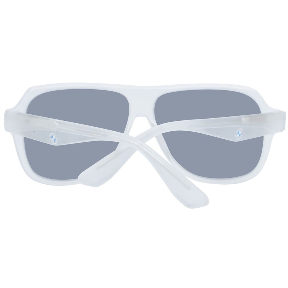 Lunettes de soleil BMW blanches pour hommes