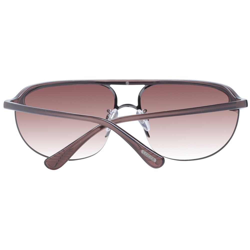 Lunettes de soleil marron Lozza pour homme