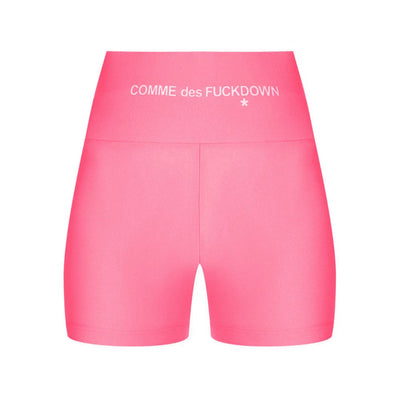 Short en polyester rose Comme des Garçons Fuckdown