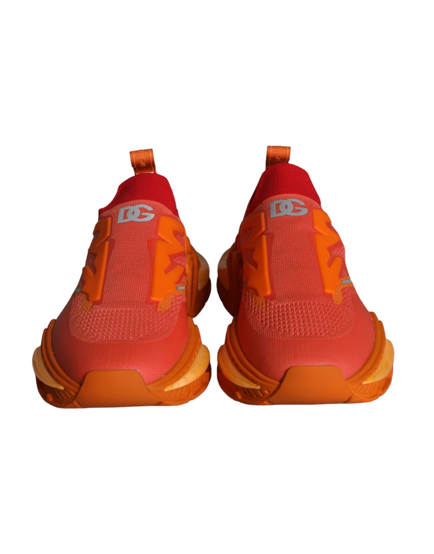 Dolce &amp; Gabbana Orange Airmaster Low Top Heren Sneakers Schoenen