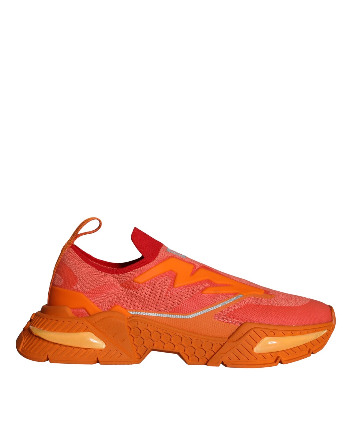Dolce &amp; Gabbana Orange Airmaster Low Top Heren Sneakers Schoenen