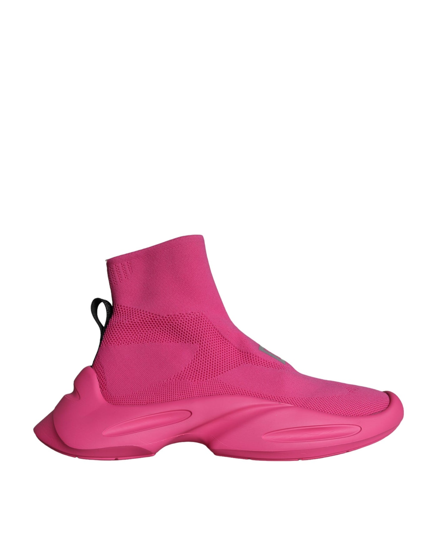 Dolce &amp; Gabbana roze logo print slip-on sokken sneakers schoenen
