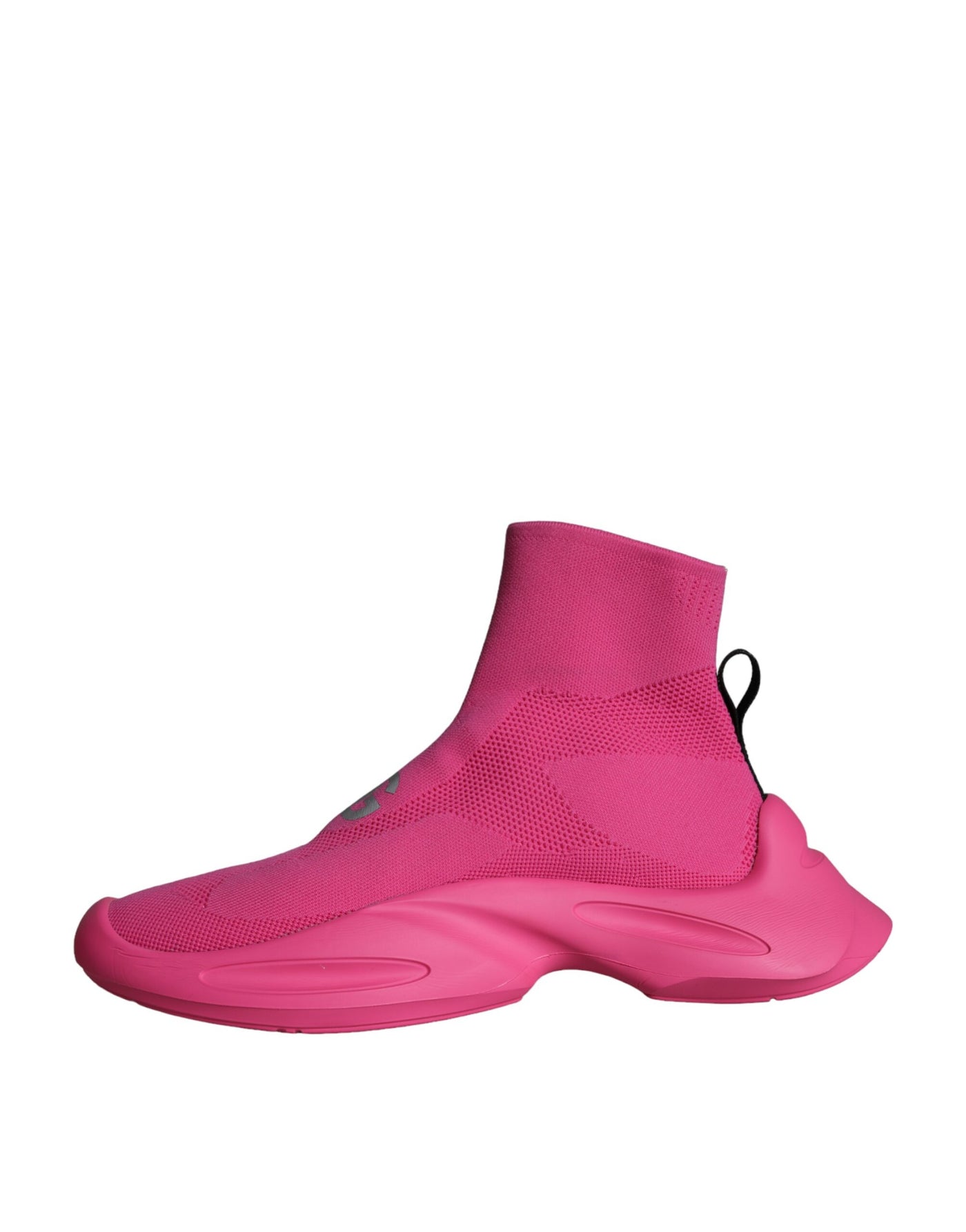Dolce &amp; Gabbana roze logo print slip-on sokken sneakers schoenen