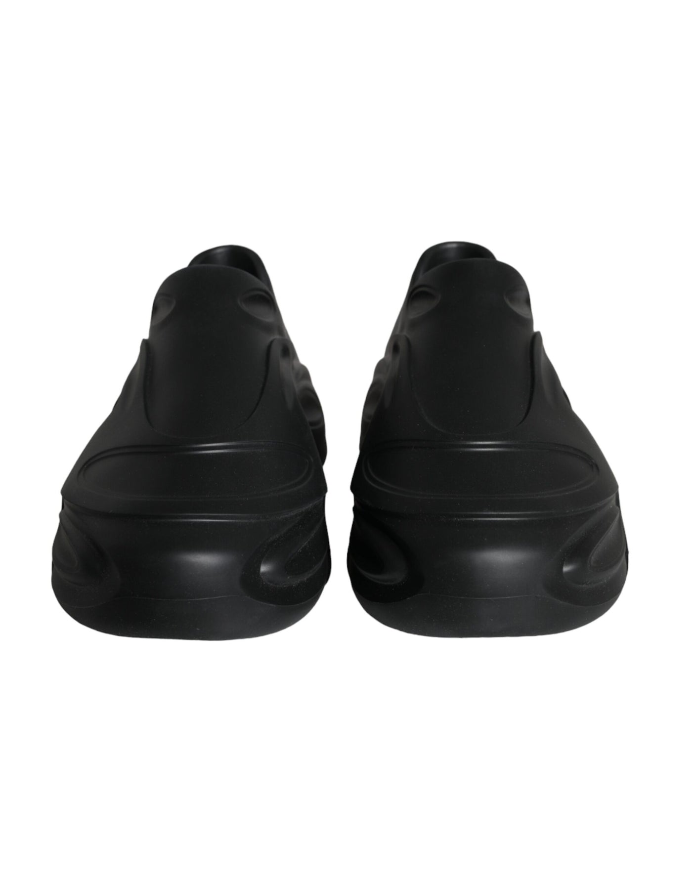 Dolce &amp; Gabbana Zwarte Foiled Rubber Toy Low Top Sneakers Schoenen
