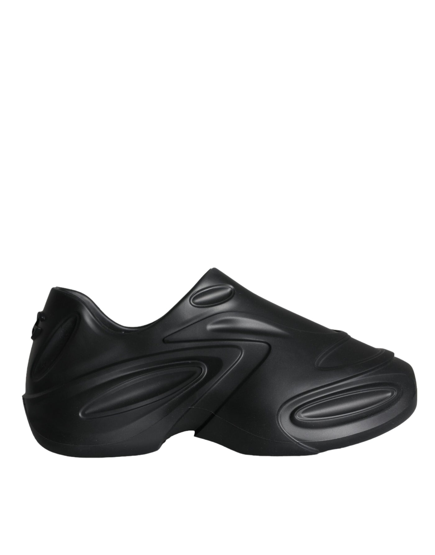Dolce &amp; Gabbana Zwarte Foiled Rubber Toy Low Top Sneakers Schoenen