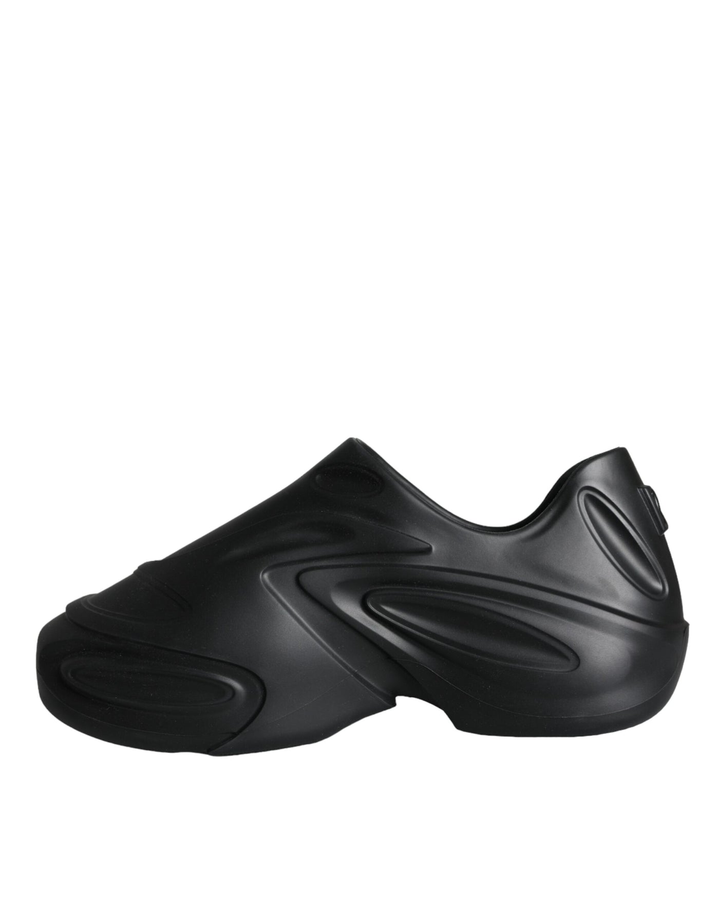 Dolce &amp; Gabbana Zwarte Foiled Rubber Toy Low Top Sneakers Schoenen
