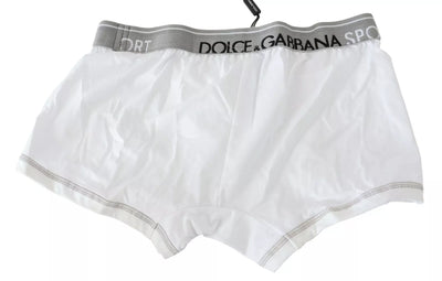 Dolce &amp; Gabbana Witte Katoenen Stretch Regular Boxershort