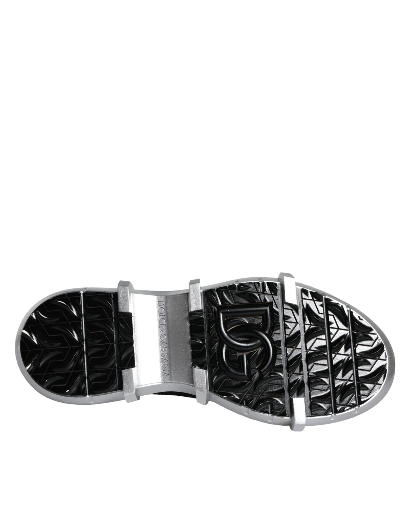 Dolce &amp; Gabbana Zwarte Nylon Galileo High Top Sneakers Schoenen