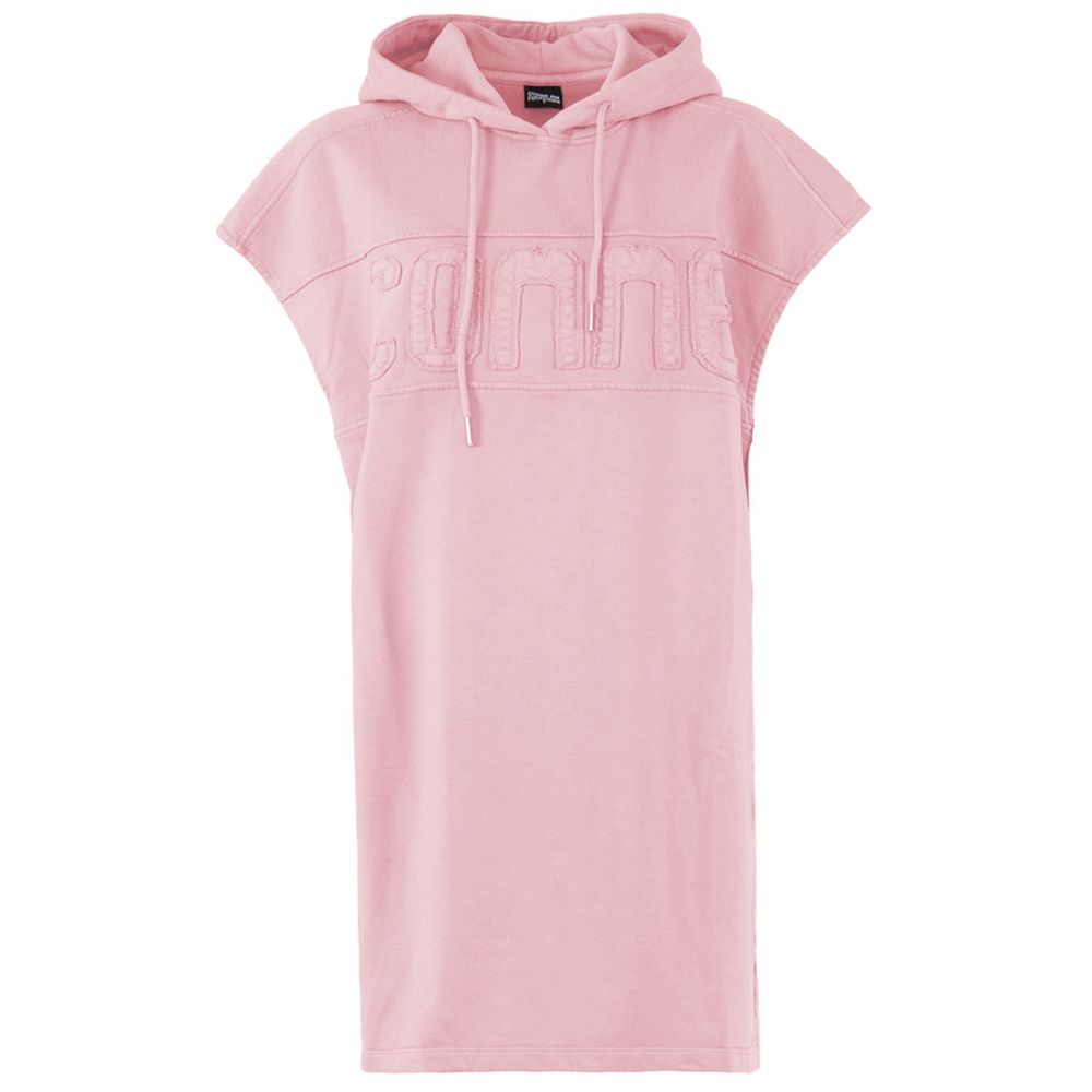 Robe en coton rose Comme des Garçons Fuckdown