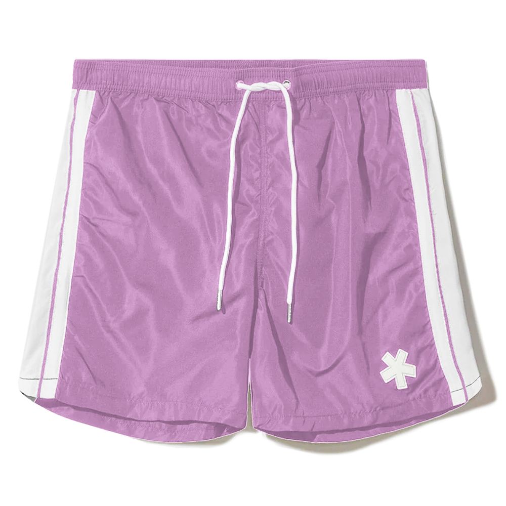 Comme Des Fuckdown Paarse Polyester Heren Zwembroek