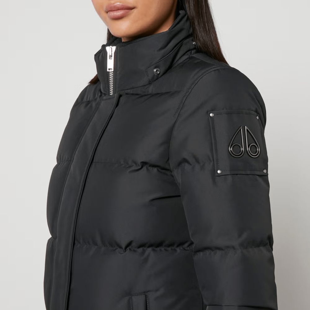 Moose Knuckles Zwarte Polyester Jas &amp; Jas