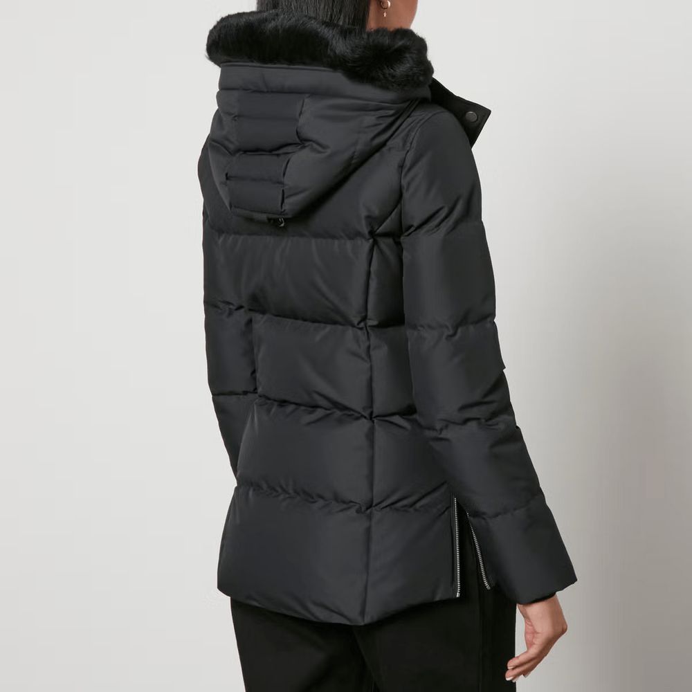 Moose Knuckles Zwarte Polyester Jas &amp; Jas