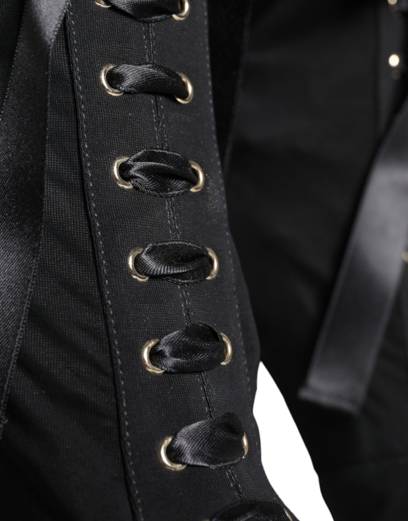 Bottines en jersey extensible noir Dolce &amp; Gabbana