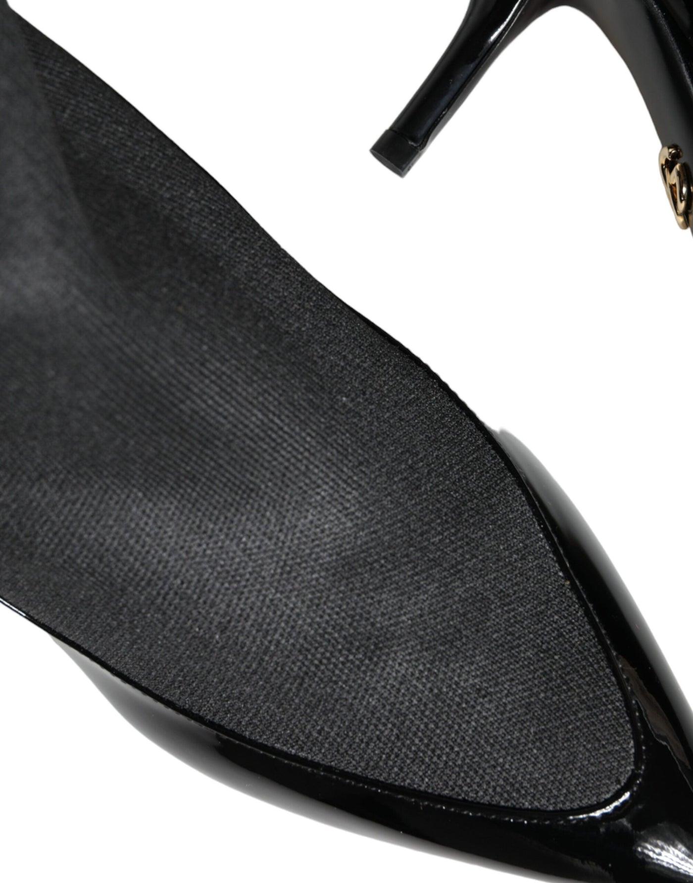 Dolce &amp; Gabbana Bottines à talons aiguilles en cuir noir Chaussettes Chaussures