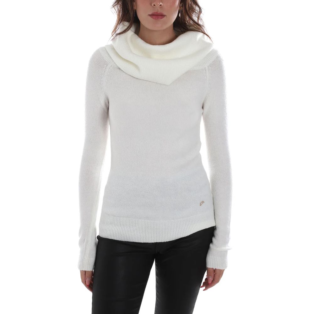 Pull en viscose blanc Yes Zee