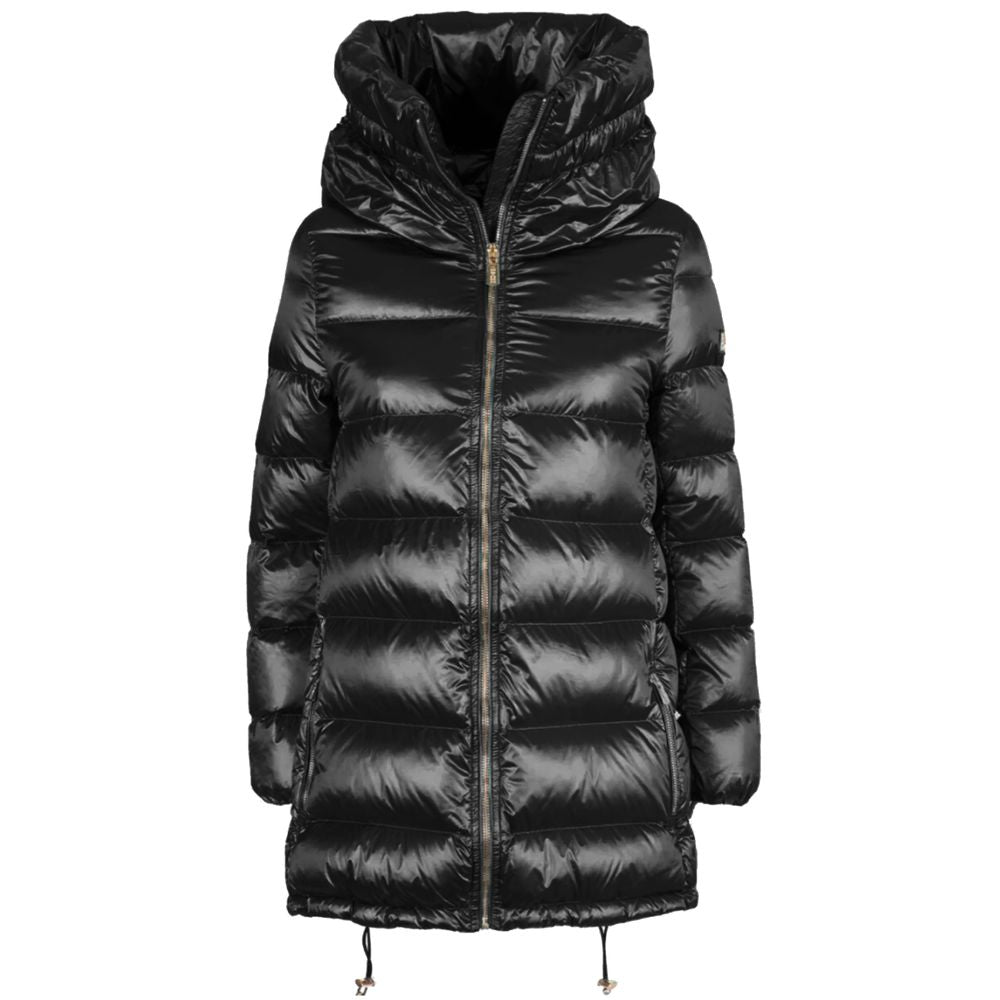 Yes Zee Zwart Nylon Damesjack