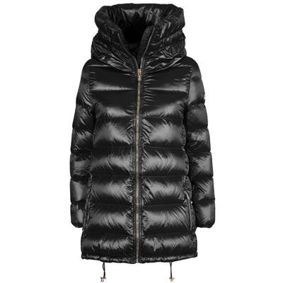 Yes Zee Zwart Nylon Damesjack