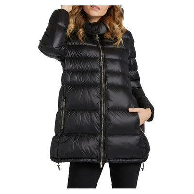 Yes Zee Zwart Nylon Damesjack