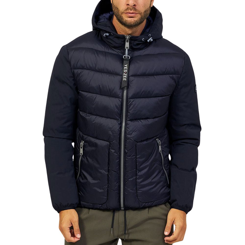 Oui, veste en nylon bleu pour homme Zee