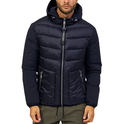 Oui, veste en nylon bleu pour homme Zee