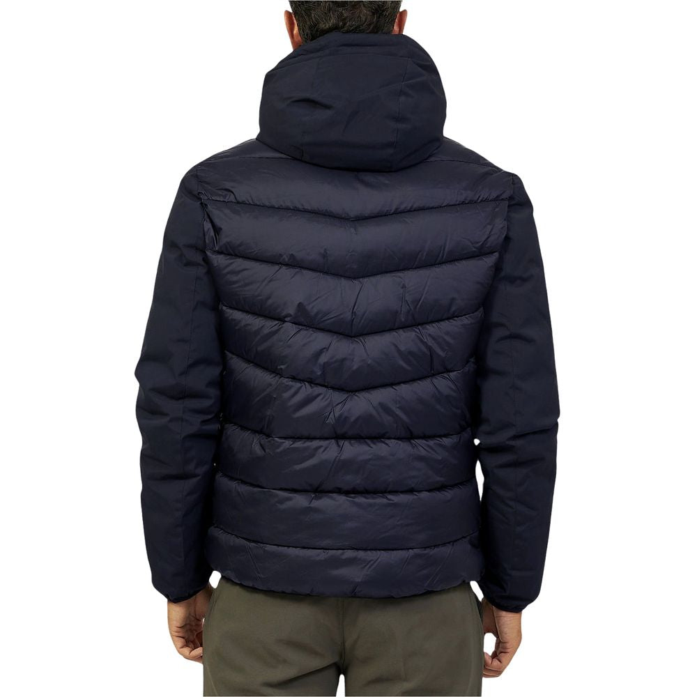 Oui, veste en nylon bleu pour homme Zee