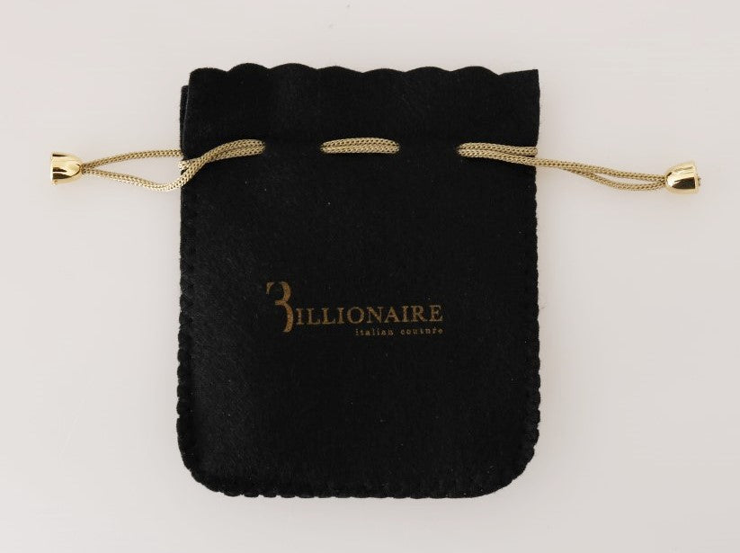 Billionaire Italiaanse Couture Bruine Leren Bifold Portemonnee