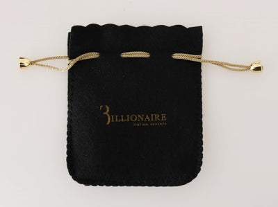 Billionaire Italiaanse Couture Bruine Leren Bifold Portemonnee