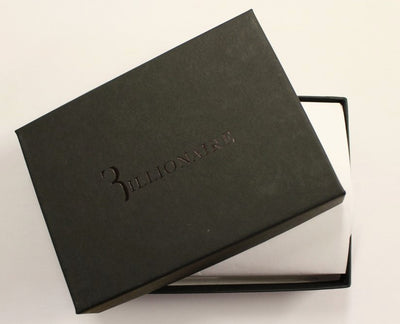 Billionaire Italiaanse Couture Bruine Leren Kaarthouder Portemonnee