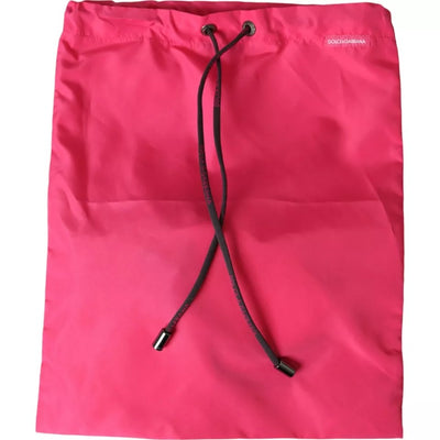Dolce &amp; Gabbana Roze Nylon DG Logo Strandkleding Slip Badmode Heren