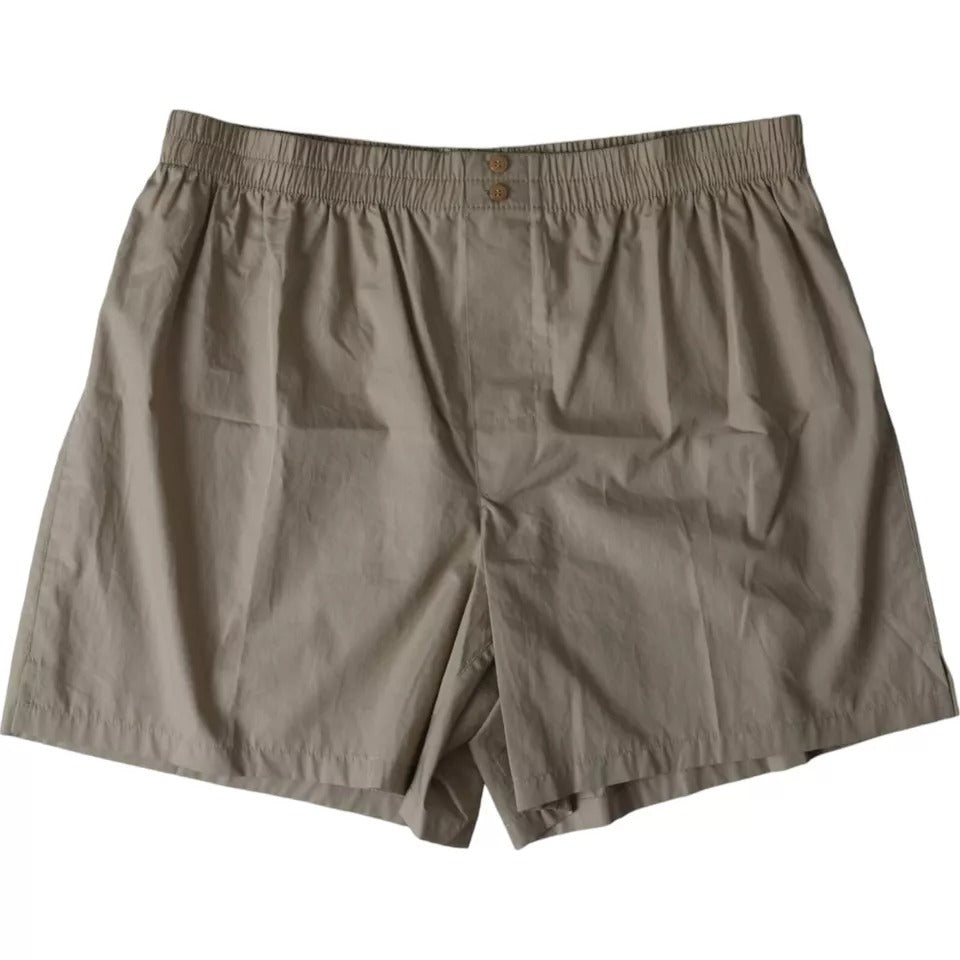 Dolce &amp; Gabbana Bruine Katoenen Regular Boxershorts Ondergoed