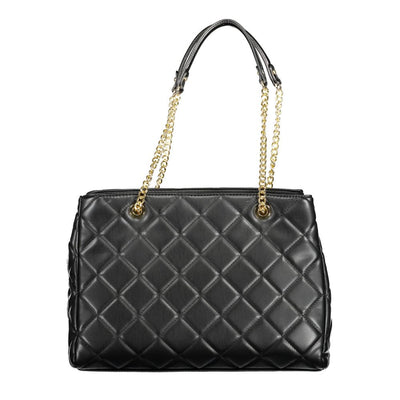 Mario Valentino Black Polyethylene Shoulder Bag