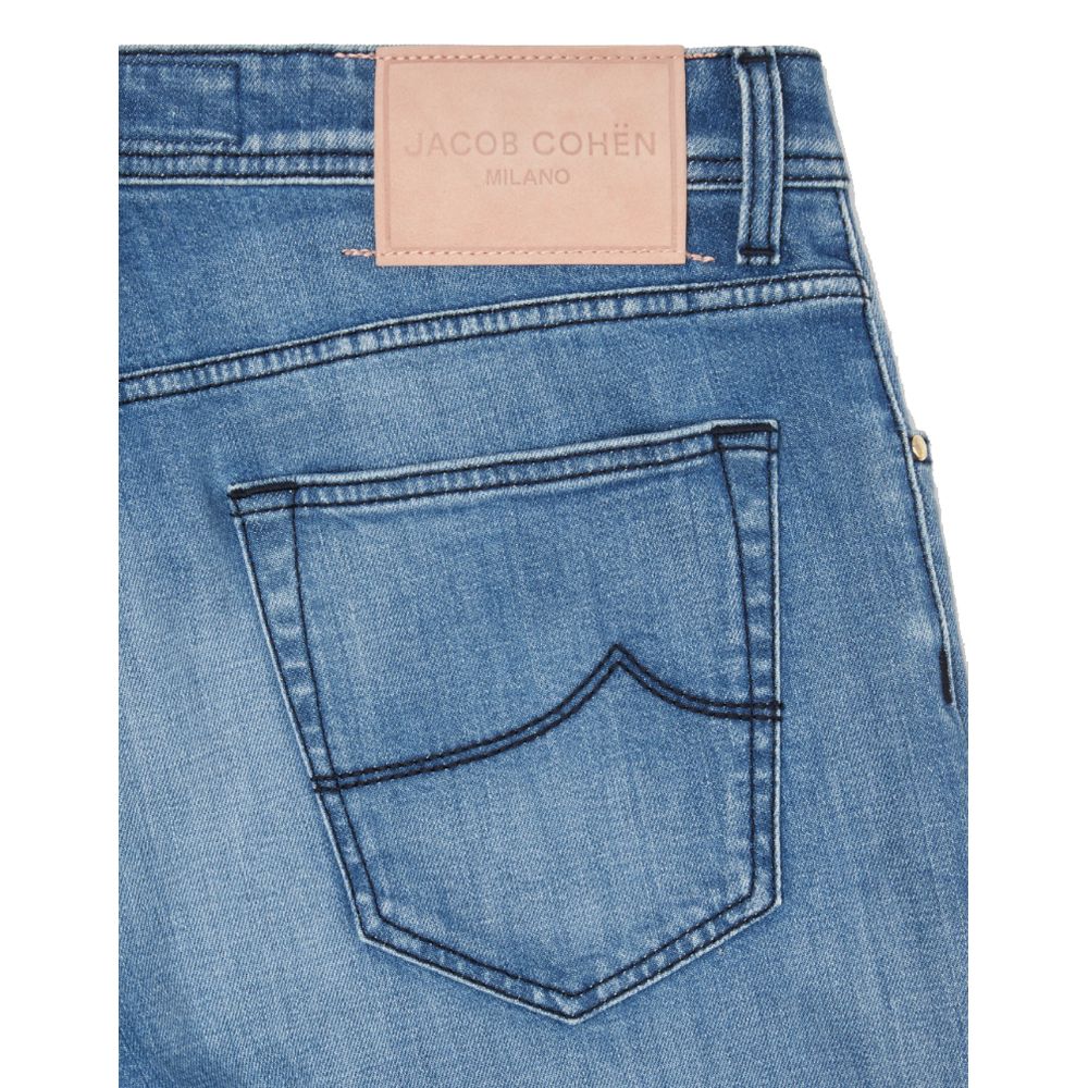 Jean homme en coton bleu clair Jacob Cohen