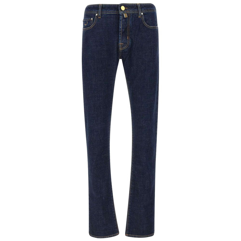 Jacob Cohen blauwe katoenen jeans en broek
