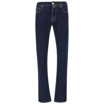 Jacob Cohen blauwe katoenen jeans en broek