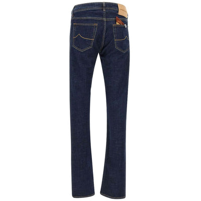 Jacob Cohen blauwe katoenen jeans en broek