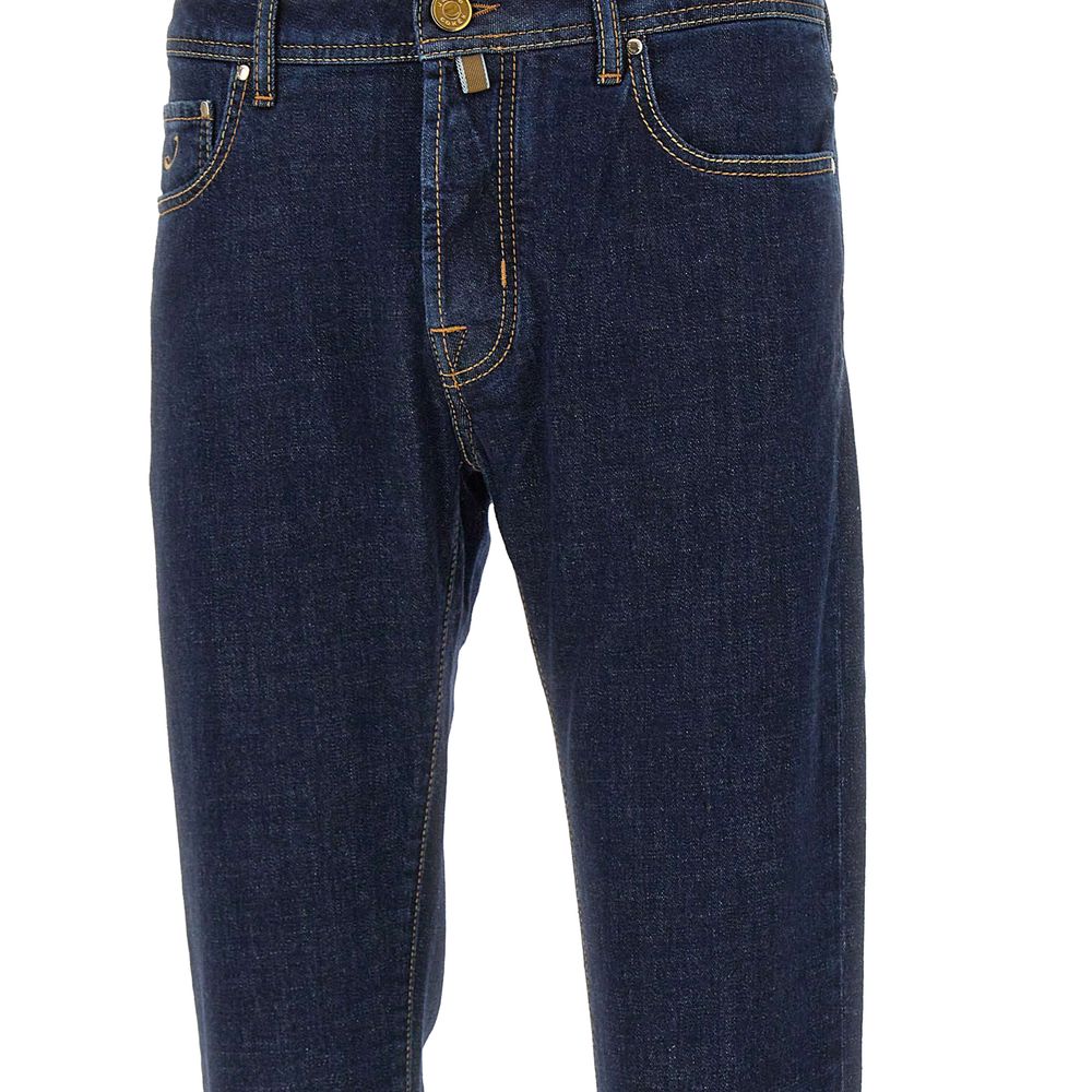 Jacob Cohen blauwe katoenen jeans en broek