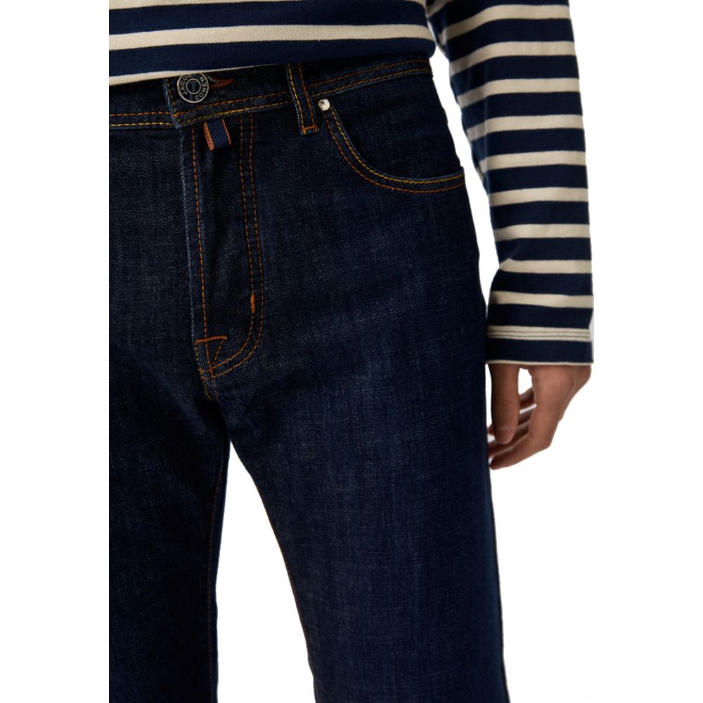 Jacob Cohen blauwe katoenen jeans en broek