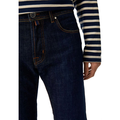 Jacob Cohen blauwe katoenen jeans en broek
