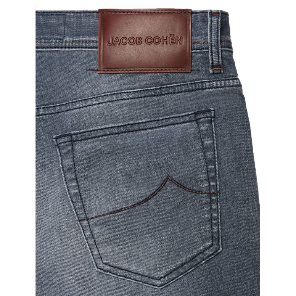 Jacob Cohen blauwe katoenen herenjeans