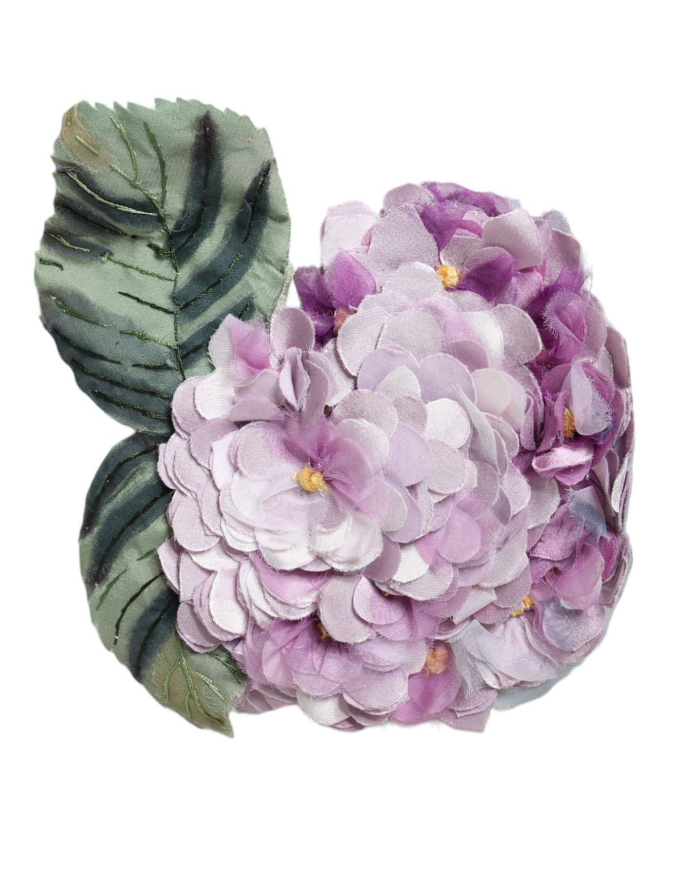Dolce &amp; Gabbana Multicolor Hortensia Gouden Messing Broche