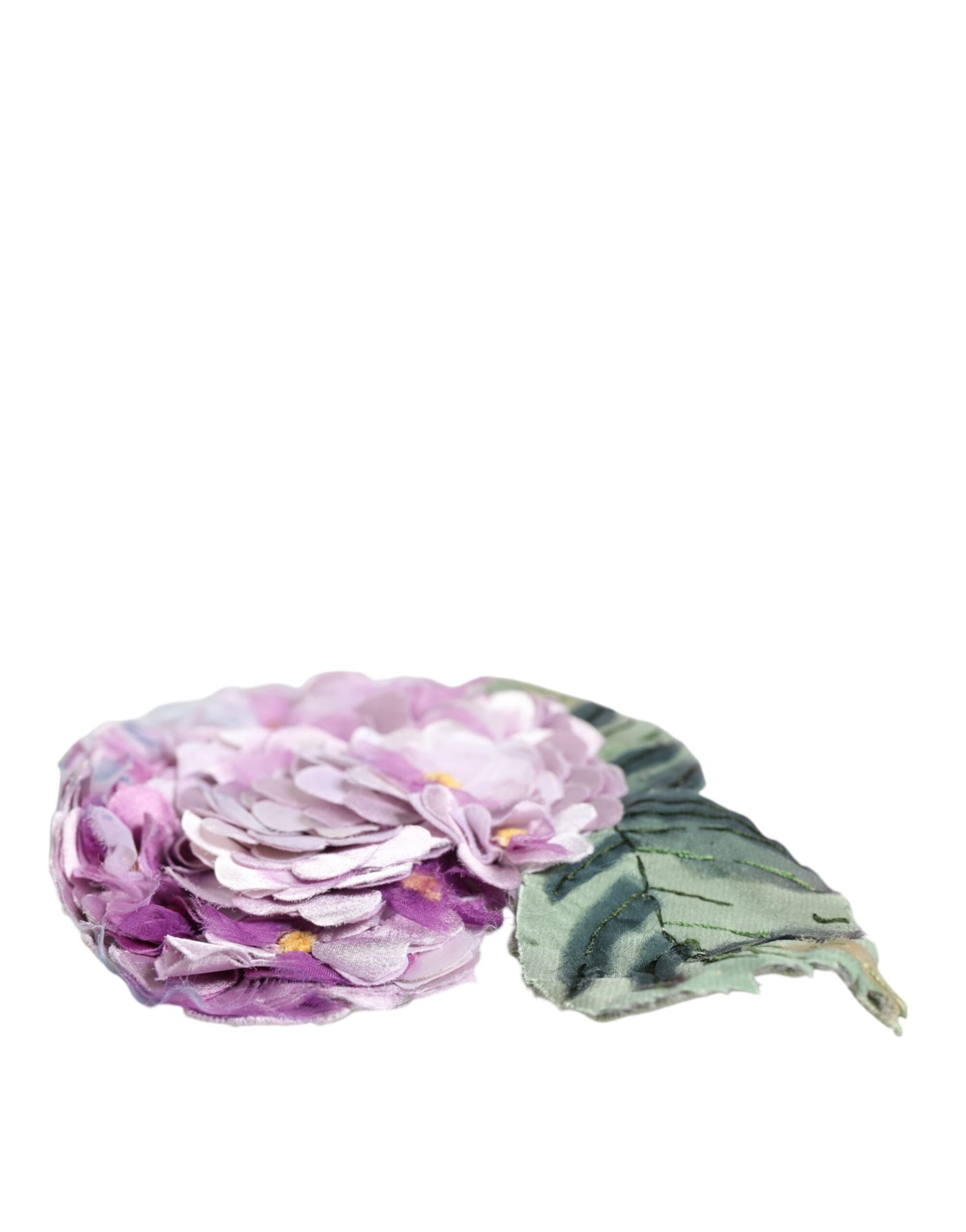 Dolce &amp; Gabbana Multicolor Hortensia Gouden Messing Broche