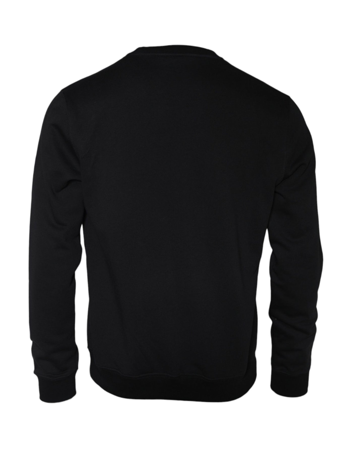 Versace Zwarte Medusa Fleece Katoenen Sweatshirt Trui met Ronde Hals